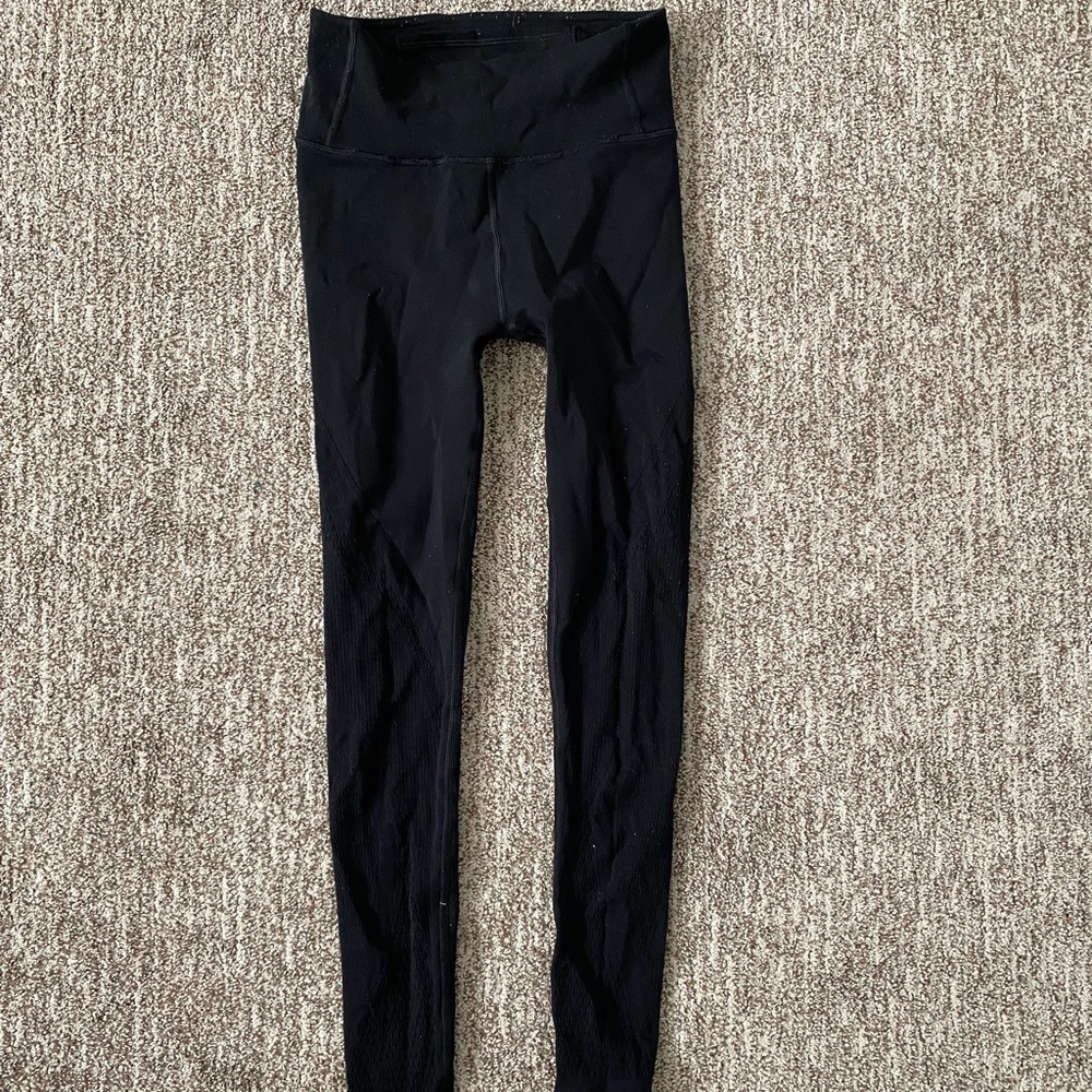These are absolutely stunning, with beautiful pattern up to mid thigh.